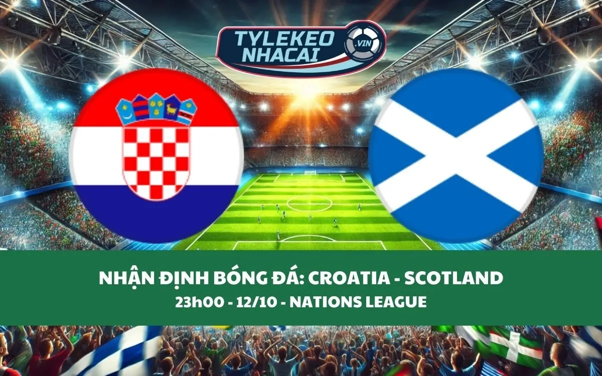 Nhận Định Tip Kèo: Croatia vs Scotland 23h30 - 12/10 - Kịch Tính Bất Ngờ