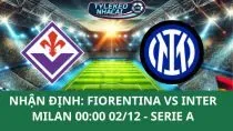 Nhận Định Tip Kèo: Fiorentina vs Inter Milan 00h00 - 02/12 - Bắt Đội Khách Thắng